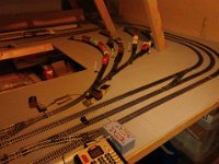 control box  Control box gives power, via a relay, to isolated wye track and then opens points.